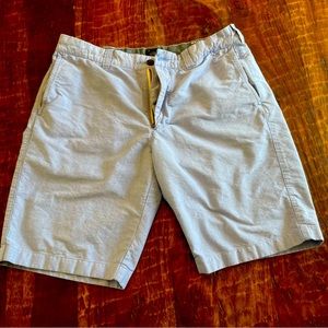 JCREW LIGHT BLUE 34w 10.5 inch Chambray shorts
